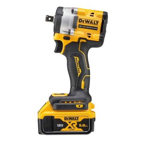 Akumulatorowy klucz udarowy 1/2" 406Nm, Li-Ion 18V/2x5,0Ah, Tstak, Lanyard Ready - DeWALT DCF921P2LRT-XJ