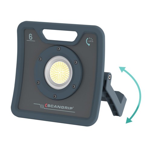 Lampa robocza MULTI-LED, 6000 lumenów, 41W, NOVA 6, SCANGRIP 03.6203 + statyw 3m 03.5431 - Scangrip 49.0595