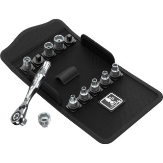 Zestaw 11szt. nasadek sześciokątnych 1/4" z napędem sześciokątnym 11 mm, rozmiary 4-13 mm, Zyklop Mini 2 w 1 - Wera 05135021001