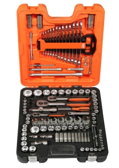 Zestaw kluczy nasadowych 1/4", 3/8'' i 1/2", 138 szt. - BAHCO S138