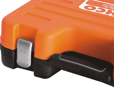 Zestaw nasadek 1/4" i 1/2" z grzechotką, zestaw kluczy płasko-oczkowych, imbusowych i nasadowych, 108 szt. - BAHCO S108